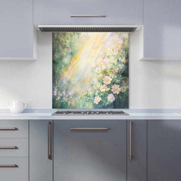 Warren Reed Summer Meadow Glass Kitchen Splashback - 00008