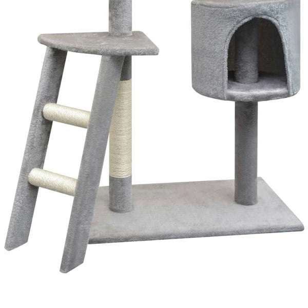 Berkfield Cat Tree with Sisal Scratching Posts 150 cm Grey