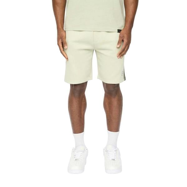Crosshatch Mens Branton Shorts - Light Olive - 
