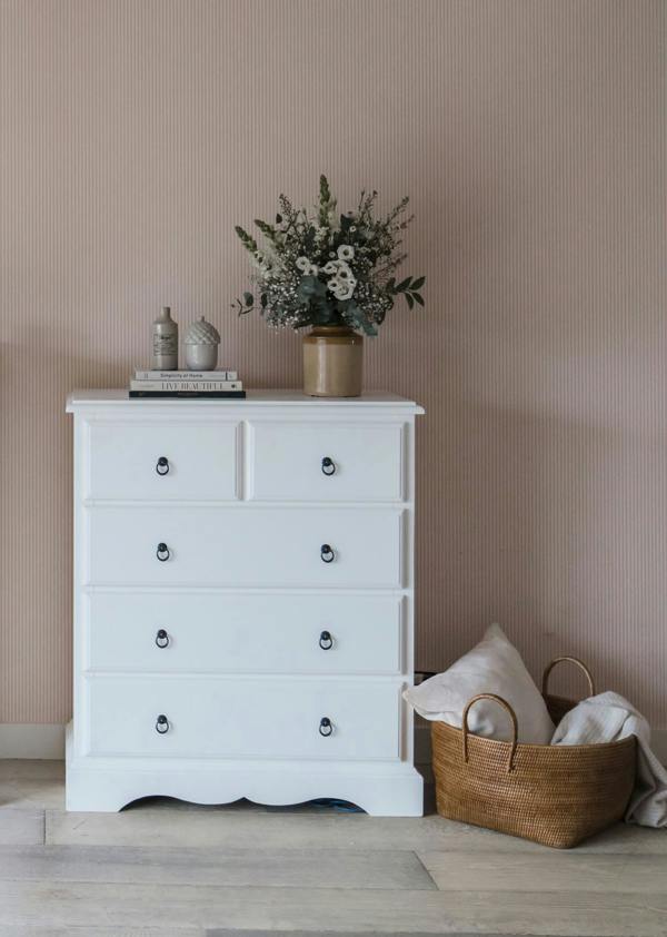 Statement Furniture Romance Chest of Drawers 2 over 3 Bedroom Storage Assembled