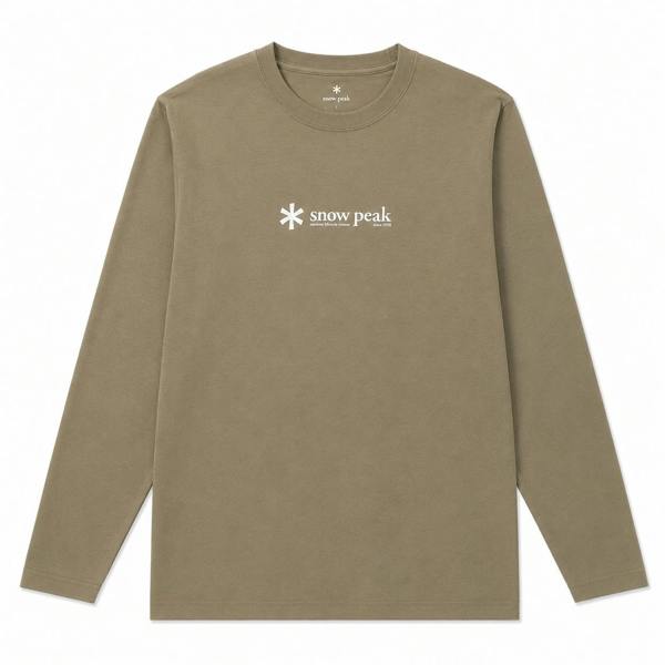 Snow Peak Soft Cotton Logo Long Sleeve T-Shirt Pro