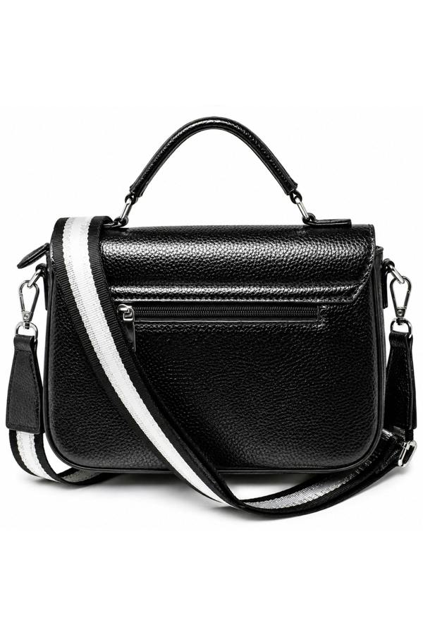 Kitise Metallic Crossbody Bag with Adjustable Wide Strap Turn Lock