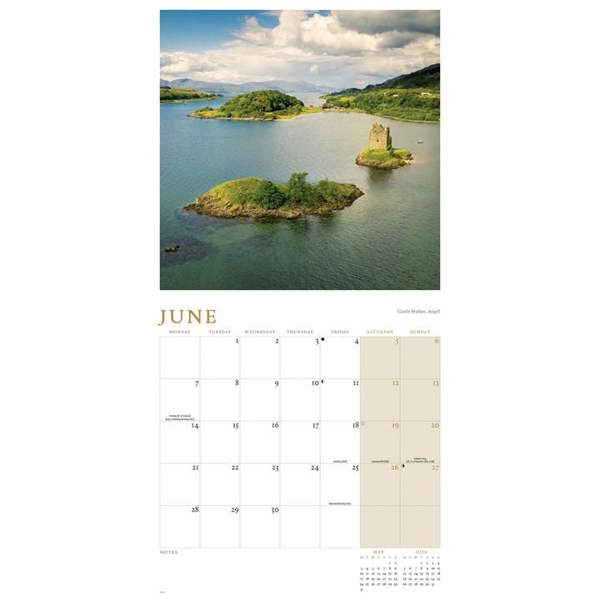 Scotland Calendar 2027, Wall Calendars, Month To View, Travel, Gift