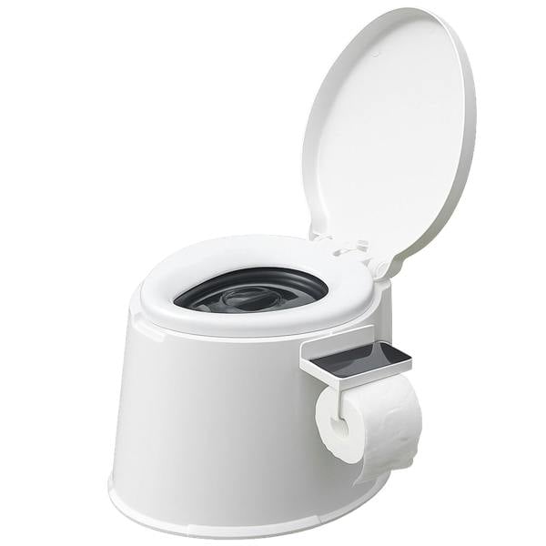 Gr8 Garden 5L Portable Camping Toilet Compact Adult Travel Seat Outdoor Festival Caravan