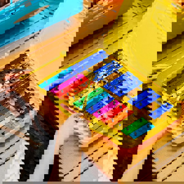 A-Star 25 Note Chromatic Glockenspiel Tuned Percussion#Colour_Yellow