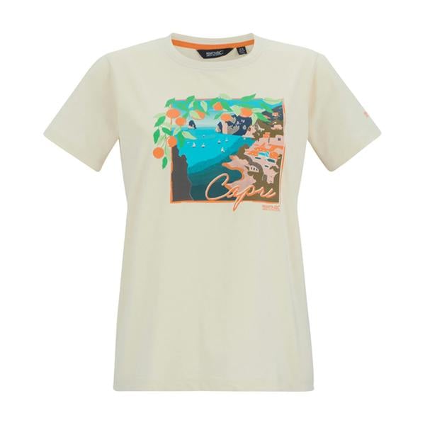 Regatta Womens/Ladies Filandra VX Capri Seaside T-Shirt - Light Vanilla - 