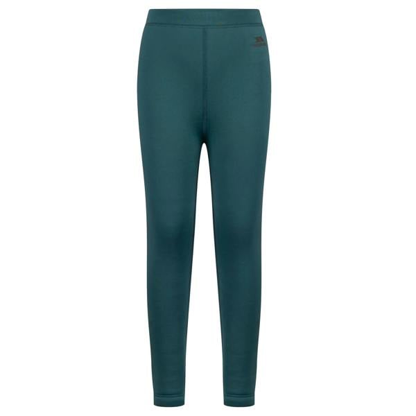 Trespass Childrens/Kids Fuzzy Sherpa Lined Leggings - Greensea - 