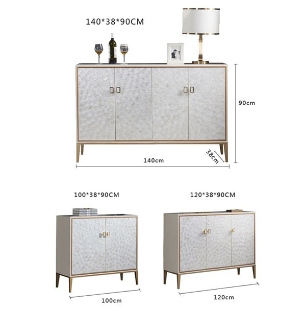 Justine Sideboard, White-Weilai Concept-Weilai Concept