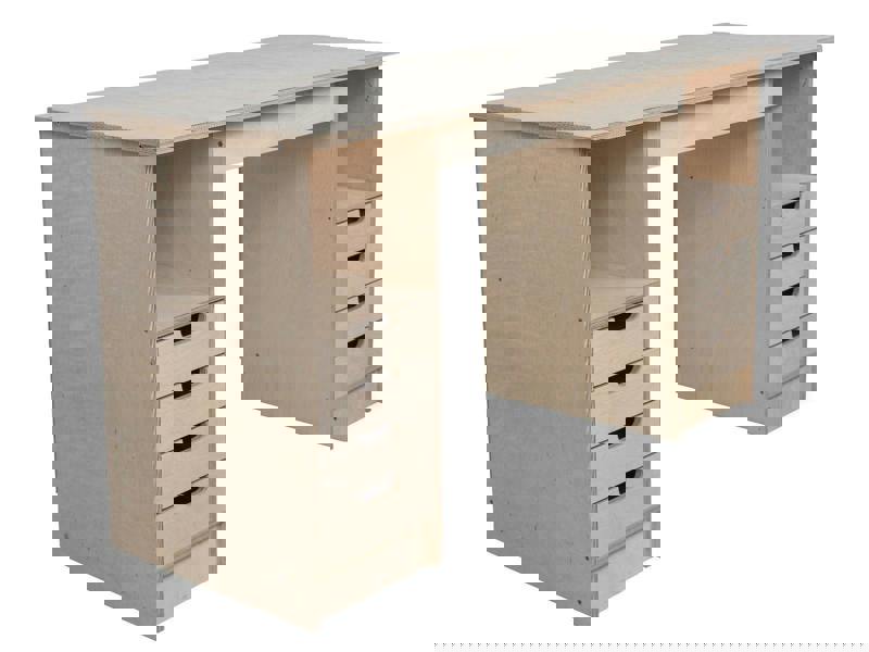 wooden cabinet workbench