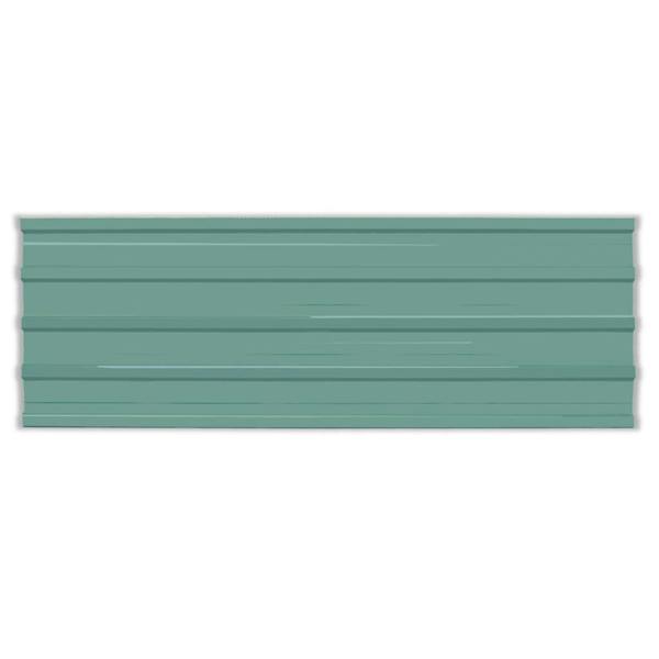 Berkfield Roof Panels 12 pcs Galvanised Steel Green