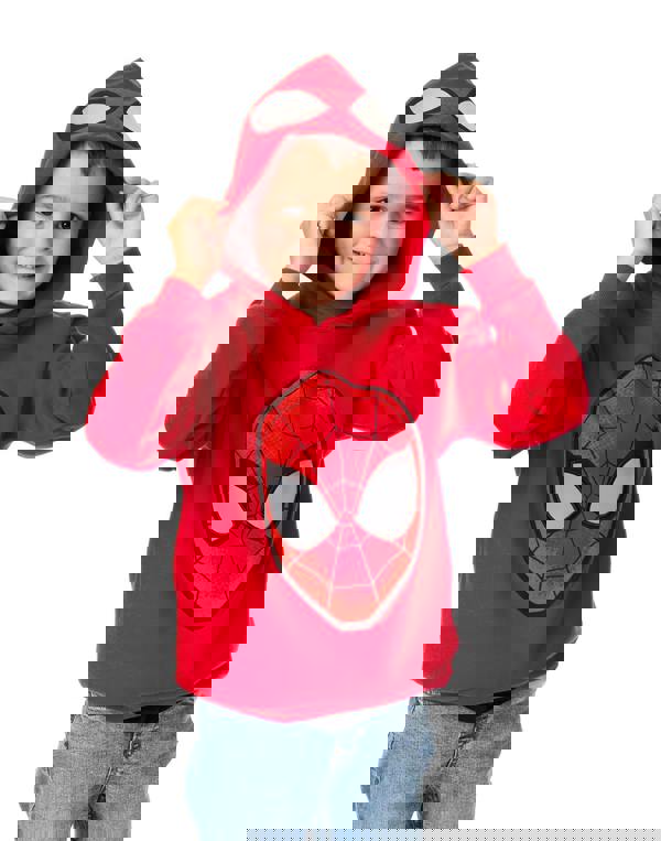 Marvel Boys Red Spiderman Hoodie