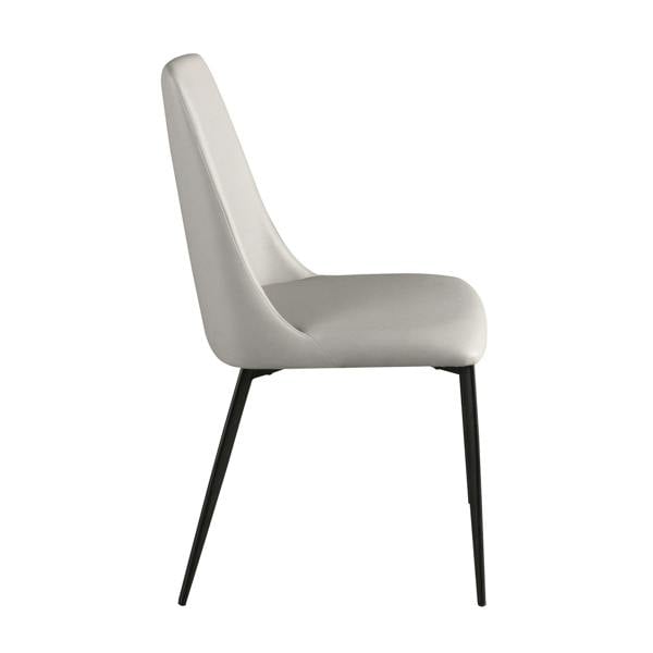 Angel Cerdá Light Grey Leatherette Chair 4184