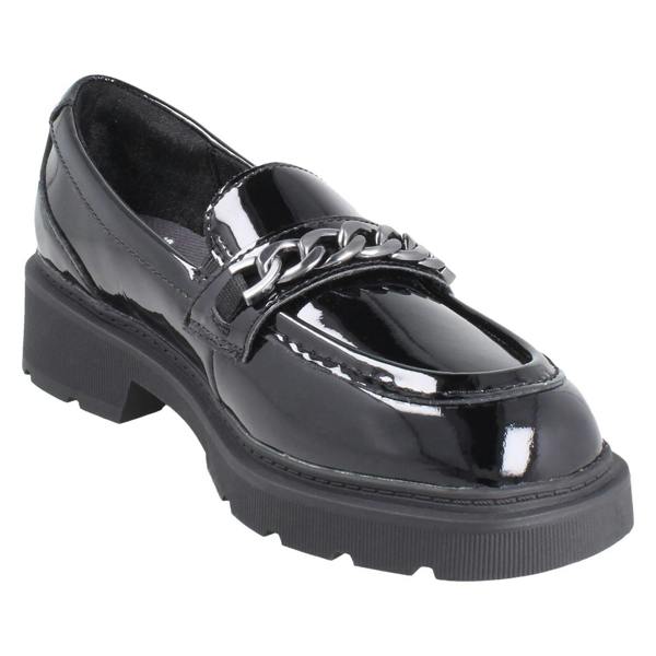 Clarks Girls Clarks Chunky Square Toe Loafer School Shoes Eris Edge