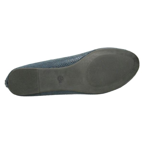 Spot On Ladies Spot On Bow Trim Ballerinas