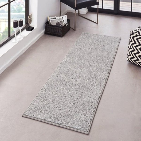 The Rugs Modern Plain Velour Rug - Quality & Comfort