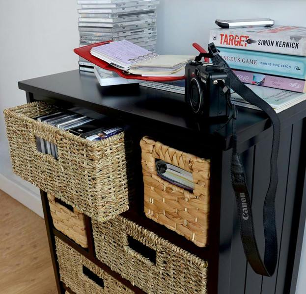 Statement Furniture Tetbury 8 Drawer Storage Unit with Baskets Assembled