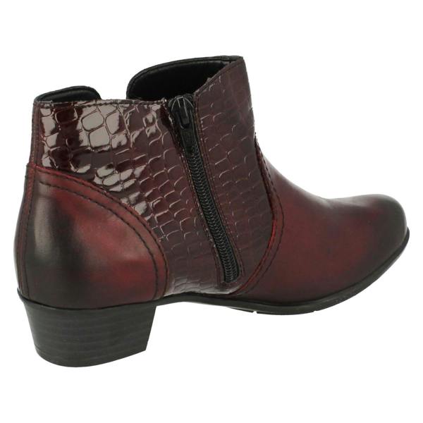 Remonte Ladies Remonte Heeled Ankle Boots D3574