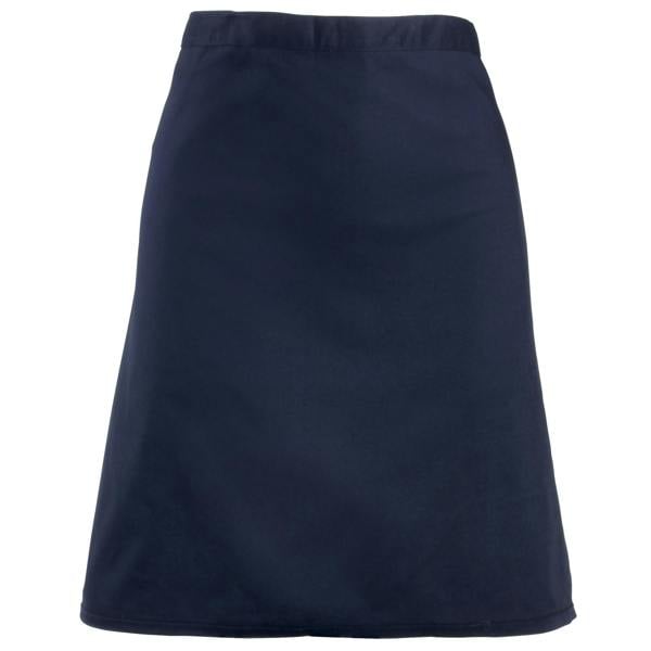 Premier Ladies/Womens Mid-Length Apron - Navy
