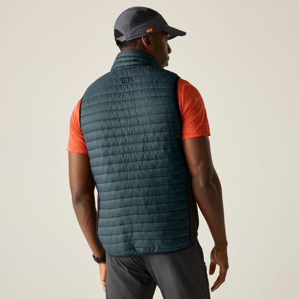 Regatta Mens Andreson Hybrid Padded Jacket - Storm Grey/Black
