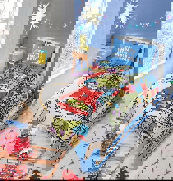 HomeSpace Direct Sleigh Shaped Blue Duvet Cover Set