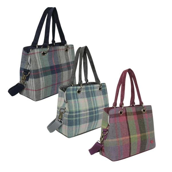 Earth Squared Camille Tweed Shoulder Bag