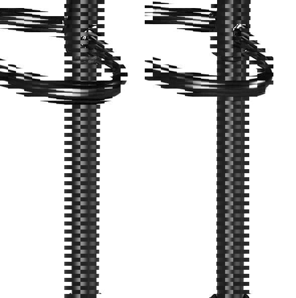 Modcraft Set of 2 Adjustable Swivel Bar Stools with Backrest & Armrests – Faux Leather Blue Chairs