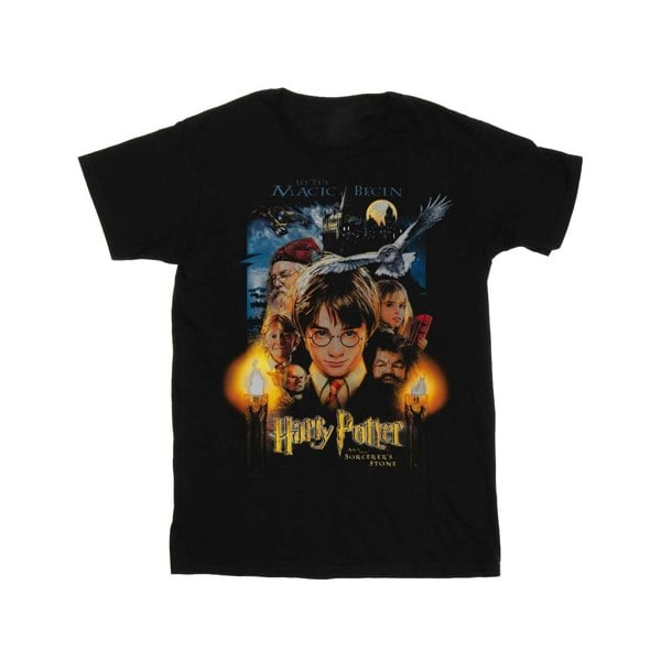 Harry Potter Boys The Sorcerer´s Stone Poster T-Shirt - Black