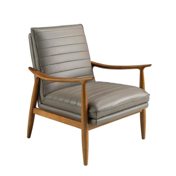 Angel Cerdá Dark Grey Leather Armchair 5130