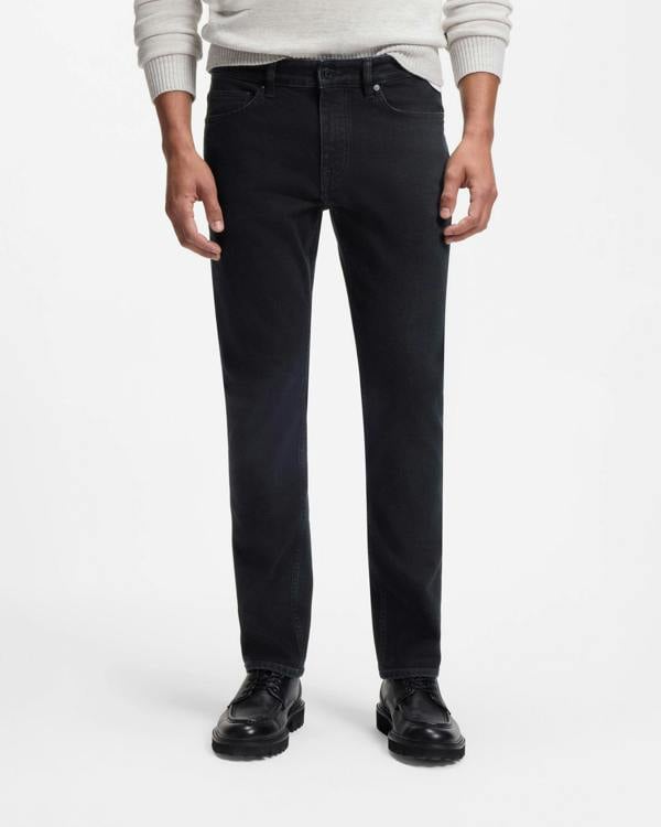 BOSS Orange DELAWARE BO Mens Slim Fit Jeans - Dark Blue 404, front
