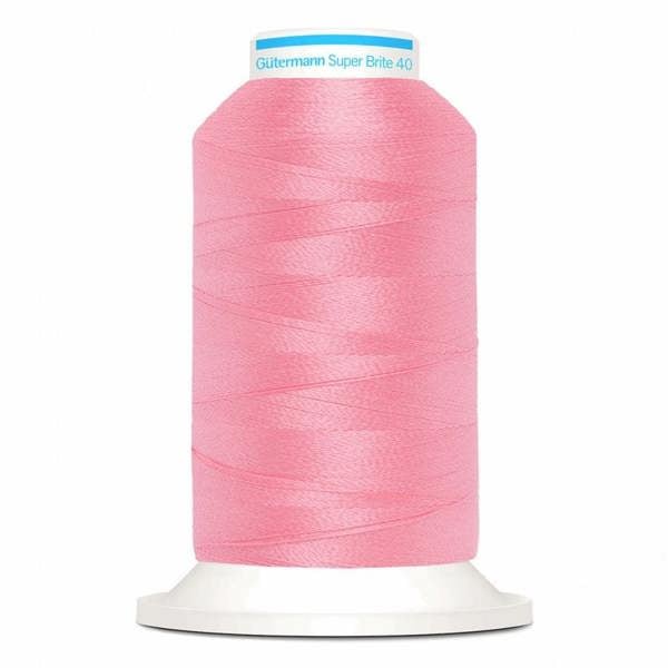 Gutermann Super Brite Polyester 40 Embroidery Thread 1000m Polyester Thread Suitable For Embroidery