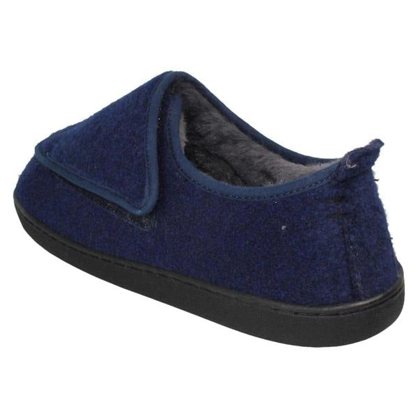 Clarks Mens Clarks Casual Hook and Loop Slippers King Riptape