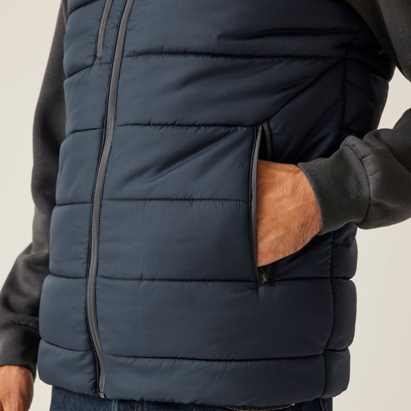 Regatta Mens Navigate Thermal Body Warmer - Navy Seal Grey