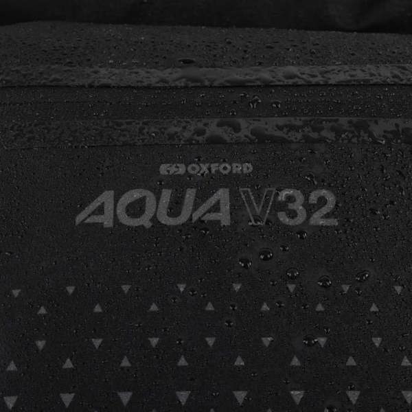Oxford Aqua V 32 Extreme Visibility Double Pannier Bag Black