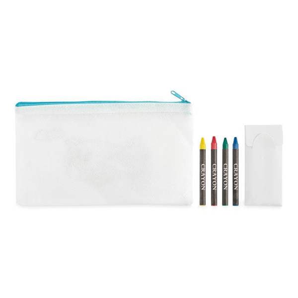 MidOcean Cray Pencil Case Set - Baby Blue - 
