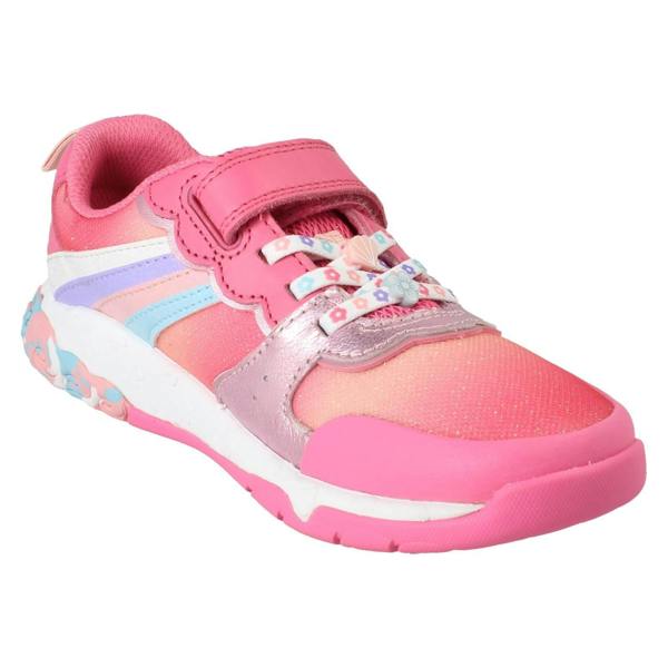 Clarks Girls Clarks Rainbow And Mermaid Tail Design Trainers Tidal Star K