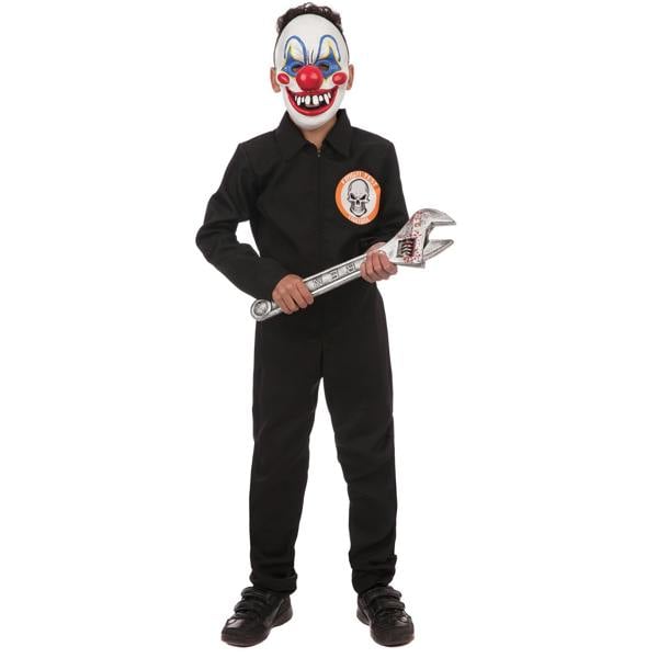 Bristol Novelty Childrens/Kids Frightfest Controller Costume - Black/White/Red/Blue - 
