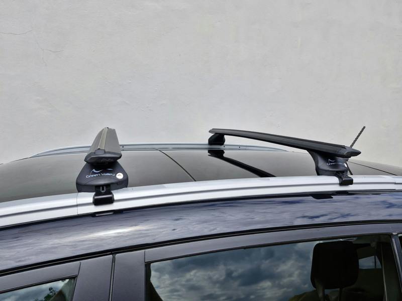 Green Valley Aerodynamic Roof Rack Wing Bars Black, Peugeot 5008 / E-5008 2024+ onwards