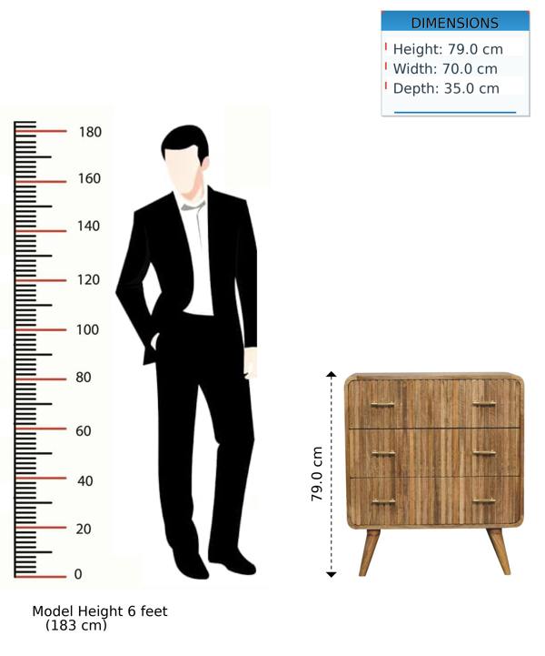 Artisan Furniture T-bar Ridged Chest