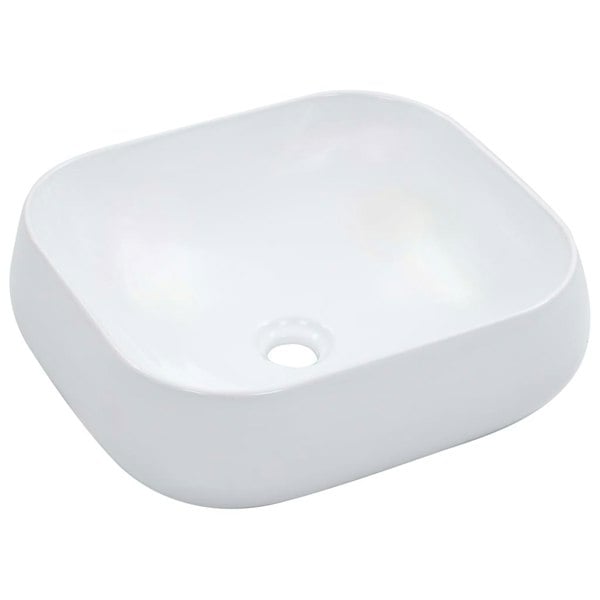 Berkfield Wash Basin 44.5x39.5x14.5 cm Ceramic White