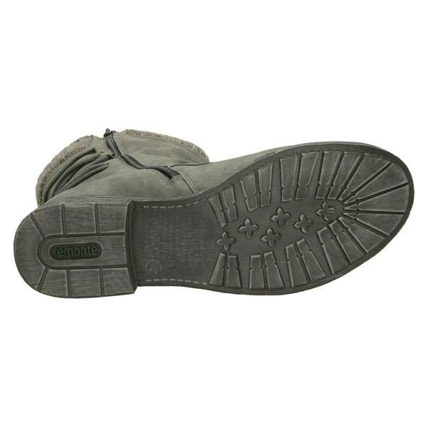 Remonte Ladies Remonte Calf High Lambswool Lined Casual Boots D8070