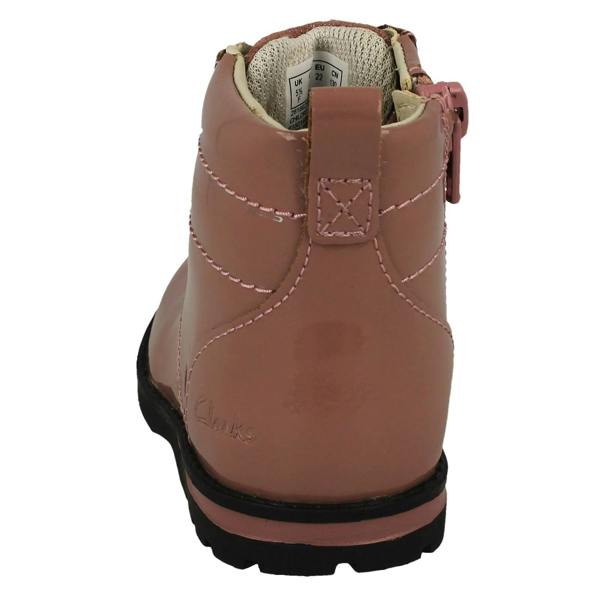 Clarks Girls Clarks Lace Detail Zip Up Ankle Boots Dabi Lace