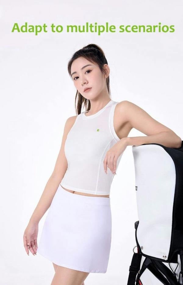 Anniou Raw Yarn Quick Dry Antibacterial Sports Vest
