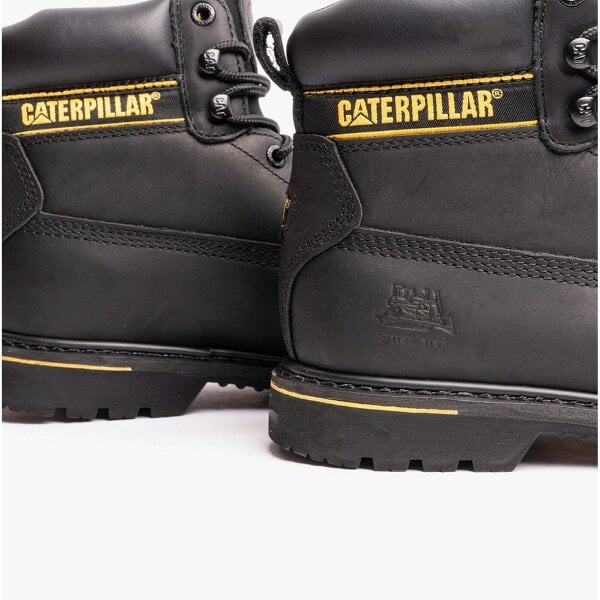 CAT HOLTON S3 Leather Safety Boots Leather Safety Boots   in  Black
