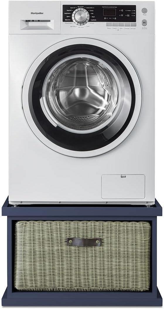 Statement Furniture Tetbury Washing Machine Pedestal, Dryer Stand with Storage Basket