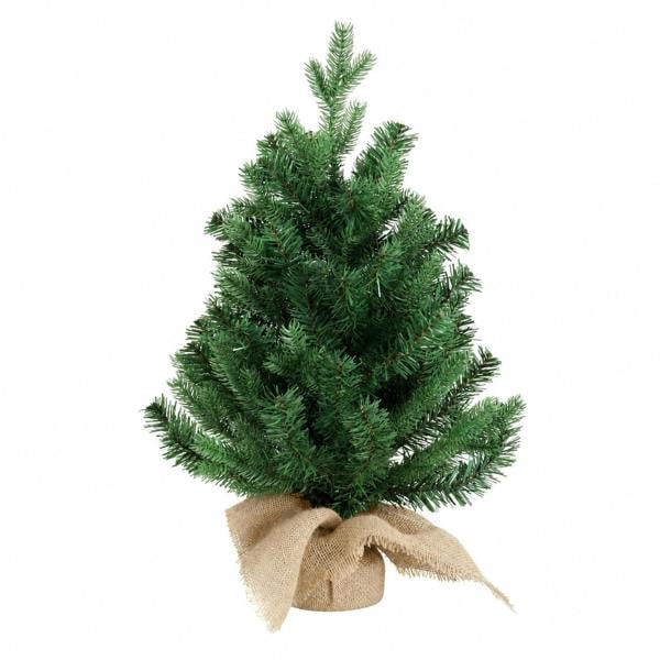 Santaco Christmas Tree Xmas Spruce Cement Base 75 PVC Tips Tabletop Indoor Green