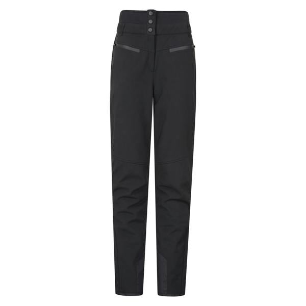 Mountain Warehouse Womens/Ladies Avalanche RECCO High Waist Ski Trousers - Black - 
