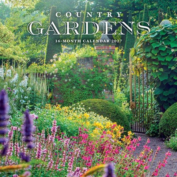 Country Gardens Calendar 2027, Wall Calendars, Month To View, Lifestyle, Gift