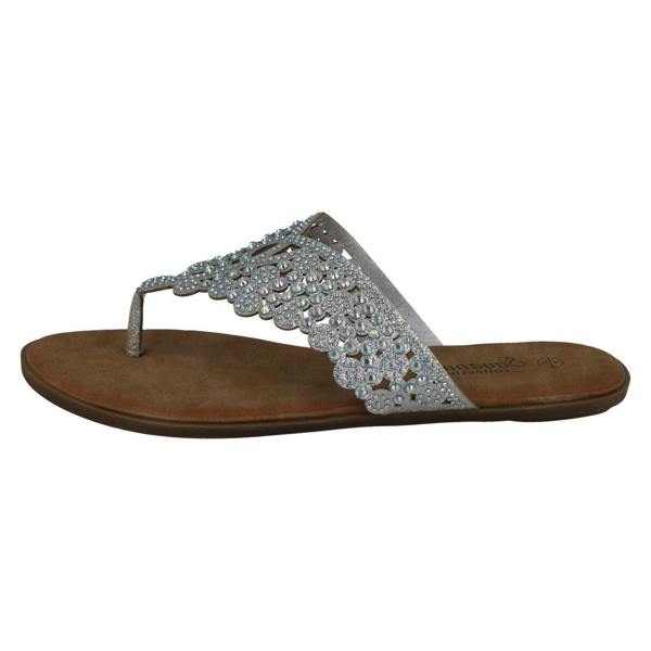 Savannah Ladies Savannah Diamante Toepost Sandals