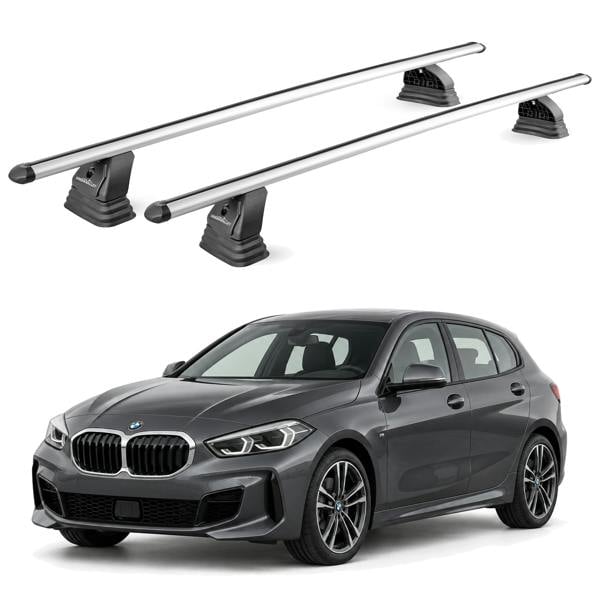 Green Valley Aluminium Roof Rack Bars, Fits BMW 3 Series 4dr 2020+ onwards, Aerodynamic Complete System + Locks