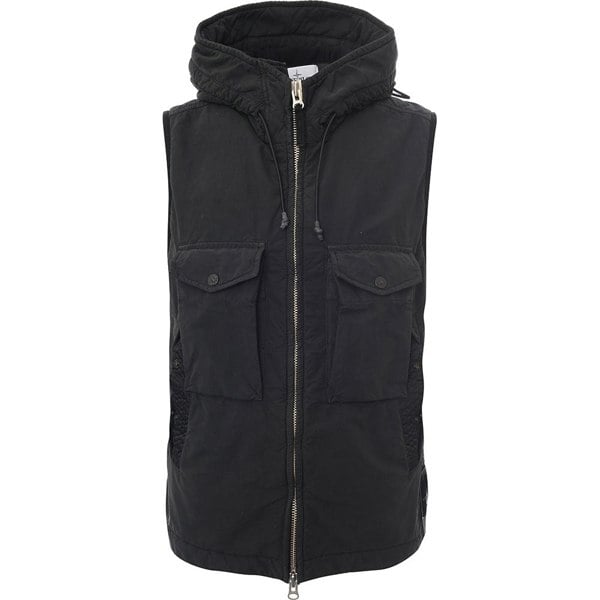Stone Island Mens Vests In Black